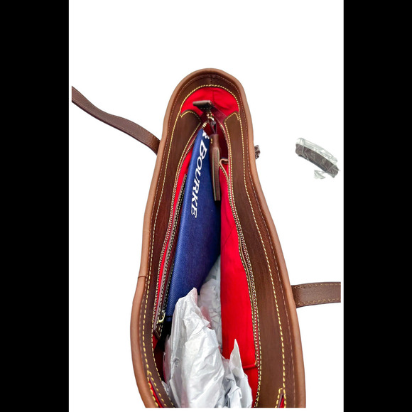 Dooney & Bourke Florentine Leather Tote Chesnut
